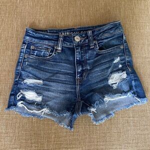 AE Distressed Jean Shorts